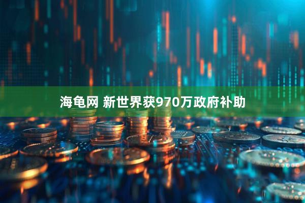 海龟网 新世界获970万政府补助