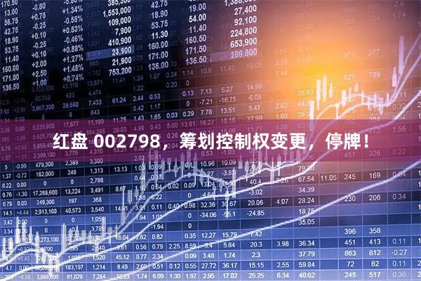 红盘 002798，筹划控制权变更，停牌！